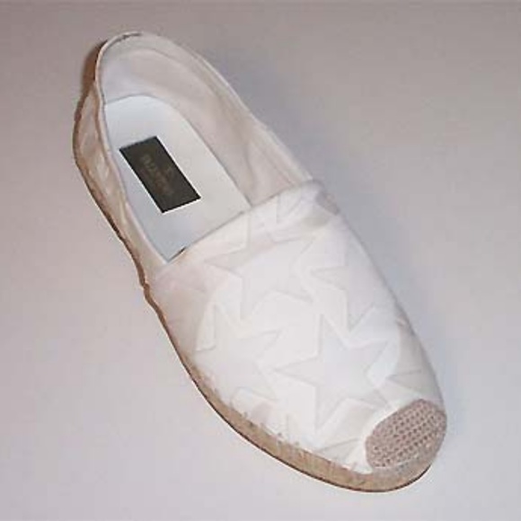 valentino espadrilles white
